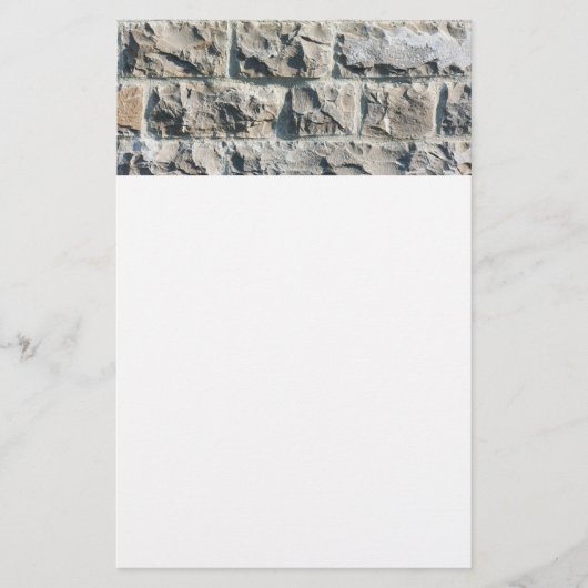 Stenen patroon flyer (Voorkant)