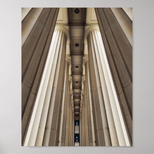 Stenen Pilaren Poster (Voorkant)