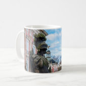 Stenen ridderbeelden bij paleis in Potsdam Koffiemok (Voorkant links)