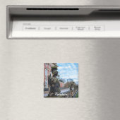 Stenen ridderbeelden bij paleis in Potsdam Magneet (Insitu (Vaatwasser))