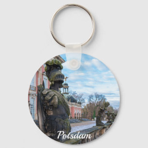 Stenen ridderbeelden bij paleis in Potsdam Sleutelhanger