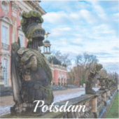 Stenen ridderbeelden bij paleis in Potsdam Sticker (Voorkant)