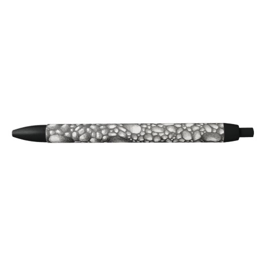Stenen Rotspartijen Keien Potlood Tekening  Zwarte Inkt Pen (Voorkant)