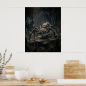 Stenen Spin Vergeten Grot Poster (Keuken)
