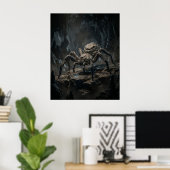 Stenen Spin Vergeten Grot Poster (Thuiskantoor)