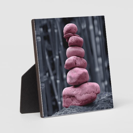 stenen stapel fotoplaat (Voorkant)