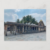 Stenen tempel in Belur, Karnataka, India Briefkaart (Voorkant)