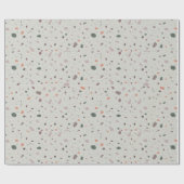 Stenen Terrazzo Patroon Cadeaupapier (Vlak)