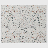 Stenen Terrazzo Patroon Cadeaupapier (Vlak)