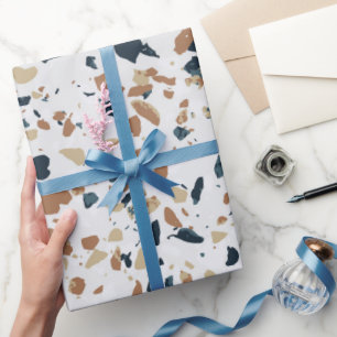 Stenen Terrazzo Patroon Cadeaupapier