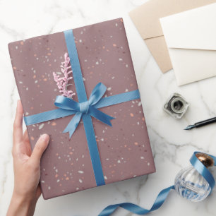 Stenen Terrazzo Patroon Cadeaupapier