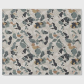 Stenen Terrazzo Patroon Cadeaupapier (Vlak)