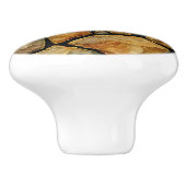 Stenen textuur Goud Rustiek Abstract Rustiek Huis Keramische Knop (Zijkant)