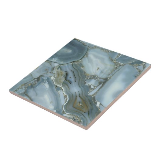 Stenen textuur, marmerstijl tegeltje (Zijkant)