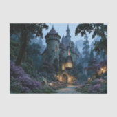 Stenen Toren Fantasie Kasteel Decoupage Tissuepapier (Voorkant)