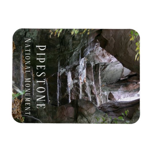 Stenen trappen, Circle Trail, Pipestone, Minnesota Magneet (Horizontaal)