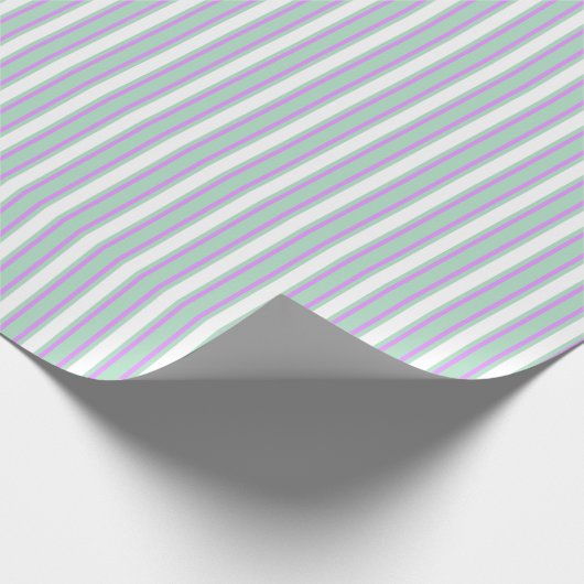 Stenen van mint en lila snoep cadeaupapier (Hoek)