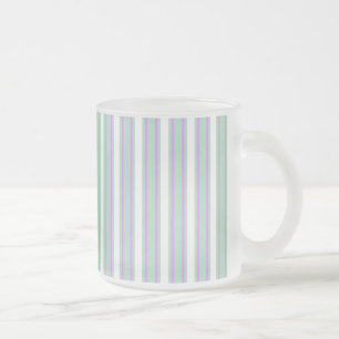 Stenen van mint en lila snoep matglas koffiemok