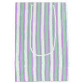 Stenen van mint en lila snoep medium cadeauzakje (Achterkant)
