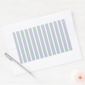 Stenen van mint en lila snoep rechthoekige sticker (Envelop)