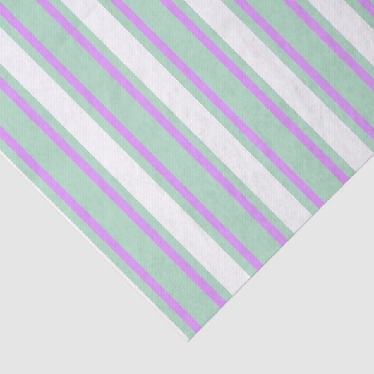 Stenen van mint en lila snoep tissuepapier (Detail)