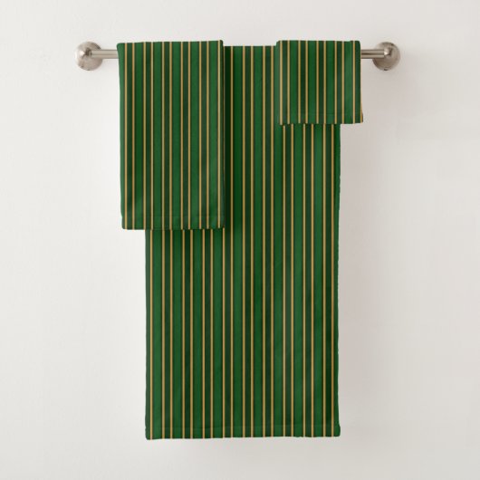 Stenen van snoep van Springbok, groen en goud Bad Handdoek (Insitu)
