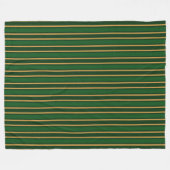 Stenen van snoep van Springbok, groen en goud Fleece Deken (Voorkant (Horizontaal))