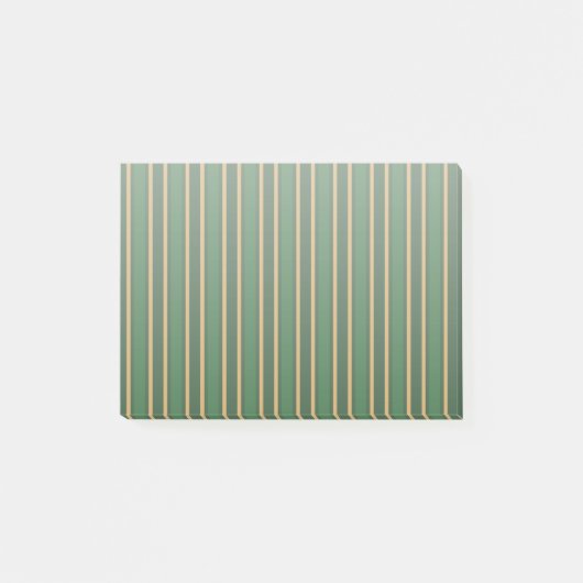 Stenen van snoep van Springbok, groen en goud Post-it® Notes (Voorkant)