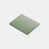 Stenen van snoep van Springbok, groen en goud Post-it® Notes (Schuin)