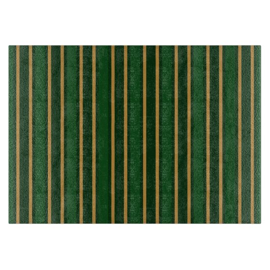 Stenen van snoep van Springbok, groen en goud Snijplank (Voorkant)