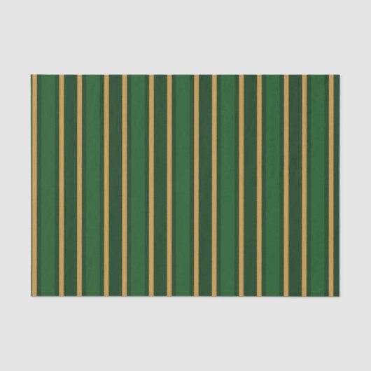 Stenen van snoep van Springbok, groen en goud Tissuepapier (Voorkant)