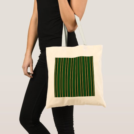 Stenen van snoep van Springbok, groen en goud Tote Bag (Voorkant (product))