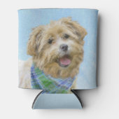 Stenen van traditionele terrierschildering - Oorsp Blikjeskoeler (Voorkant)