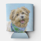 Stenen van traditionele terrierschildering - Oorsp Blikjeskoeler (Achterkant)