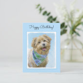 Stenen van traditionele terrierschildering - Oorsp Briefkaart (Staand voorkant)