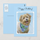 Stenen van traditionele terrierschildering - Oorsp Briefkaart (Voorkant / Achterkant)