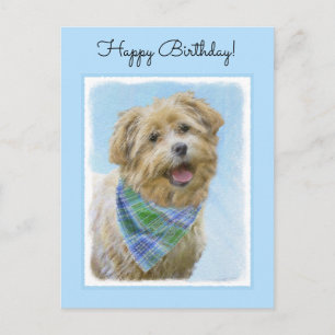 Stenen van traditionele terrierschildering - Oorsp Briefkaart