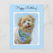 Stenen van traditionele terrierschildering - Oorsp Briefkaart (Voorkant)