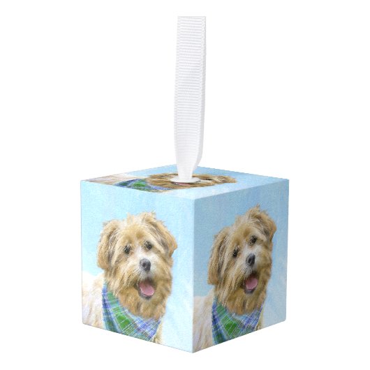 Stenen van traditionele terrierschildering - Oorsp Decoratie (Voorkant hoekig)