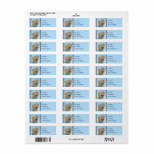 Stenen van traditionele terrierschildering - Oorsp Etiket (Full Sheet)