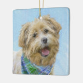 Stenen van traditionele terrierschildering - Oorsp Keramisch Ornament (Links)