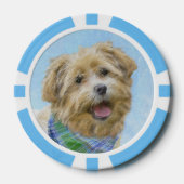 Stenen van traditionele terrierschildering - Oorsp Poker Chips (Voorkant)