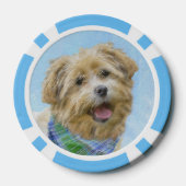 Stenen van traditionele terrierschildering - Oorsp Poker Chips (Achterkant)