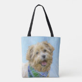 Stenen van traditionele terrierschildering - Oorsp Tote Bag (Achterkant)