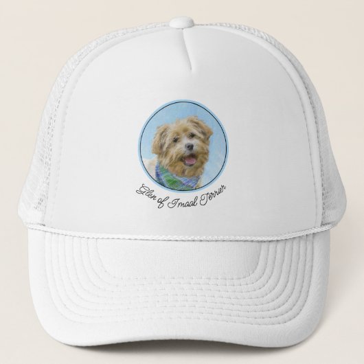 Stenen van traditionele terrierschildering - Oorsp Trucker Pet (Voorkant)