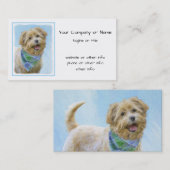 Stenen van traditionele terrierschildering - Oorsp Visitekaartje (Voorkant / Achterkant)