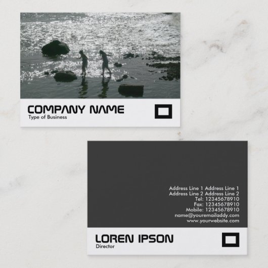 Stenen Visitekaartje (Voorkant / Achterkant)