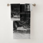 Stenen vleugels schedel bad handdoek (Insitu)