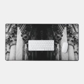 Stenen vleugels schedel bureaumat (Keyboard & Muis)