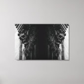 Stenen vleugels schedel canvas afdruk (Voorkant)